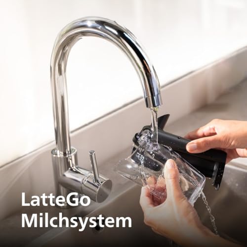 Philips Serie 5400 Kaffeevollautomat - Genießen Sie 12 Getränke, schnell reinigendes LatteGo,