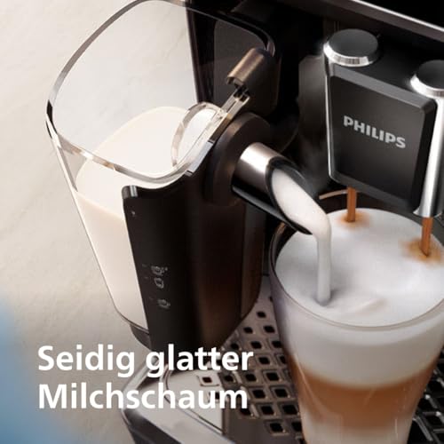 Philips Serie 5400 Kaffeevollautomat - Genießen Sie 12 Getränke, schnell reinigendes LatteGo,