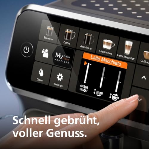 Philips Serie 5400 Kaffeevollautomat - Genießen Sie 12 Getränke, schnell reinigendes LatteGo,