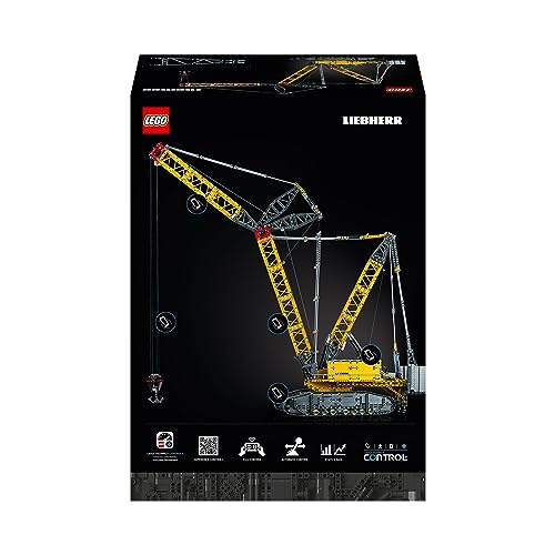 LEGO Technic Liebherr LR 13000 Raupenkran Set, Baue das ultimative ferngesteuerte Baufahrzeug-Modell mit Control+ App,