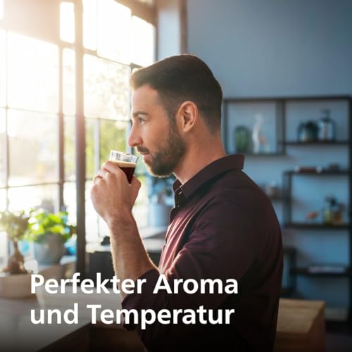 Philips Serie 5400 Kaffeevollautomat - Genießen Sie 12 Getränke, schnell reinigendes LatteGo,