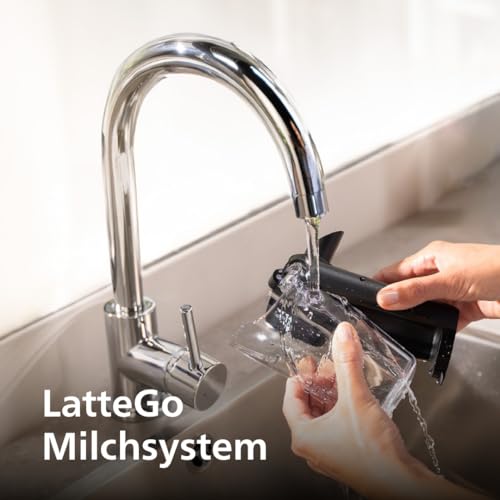 Philips Serie 5400 Kaffeevollautomat - Genießen Sie 12 Getränke, schnell reinigendes LatteGo,