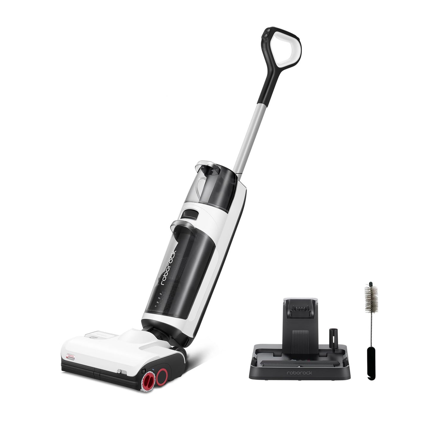 roborock Dyad Pro Nass Trockensauger Kabelloser Staubsauger 17000pa Automatische Trocknung & Selbstreinigend Wischsauger mit APP-Steuerung,
