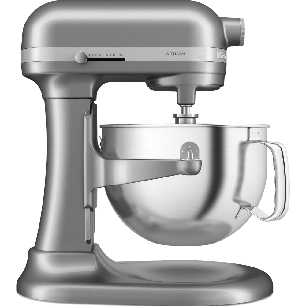 KitchenAid Küchenmaschine | Artisan | Multifunktionaler Küchenroboter mit Schüsselheber | Mit 5 Zubehörteilen