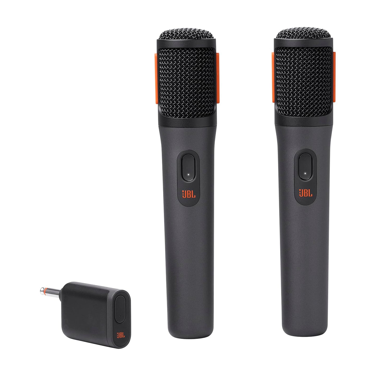 JBL PartyBox Wireless Mic – Set mit zwei digitalen kabellosen Mikrofonen und eingebautem Popfilter – Zubehör für die JBL PartyBox