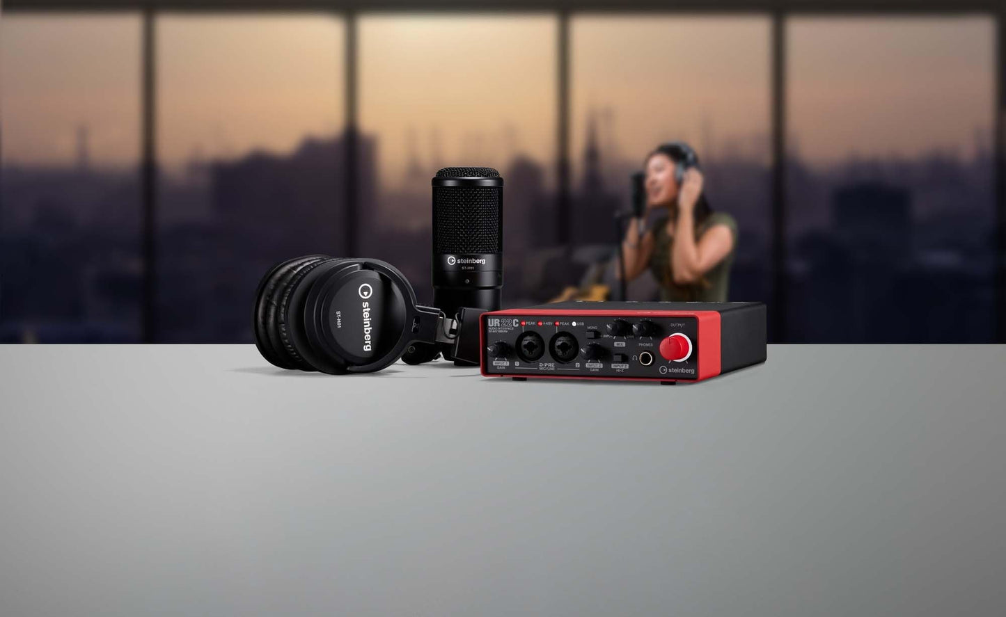 Steinberg UR22C Recording Pack - UR22C USB 3.0 Audio-Interface,