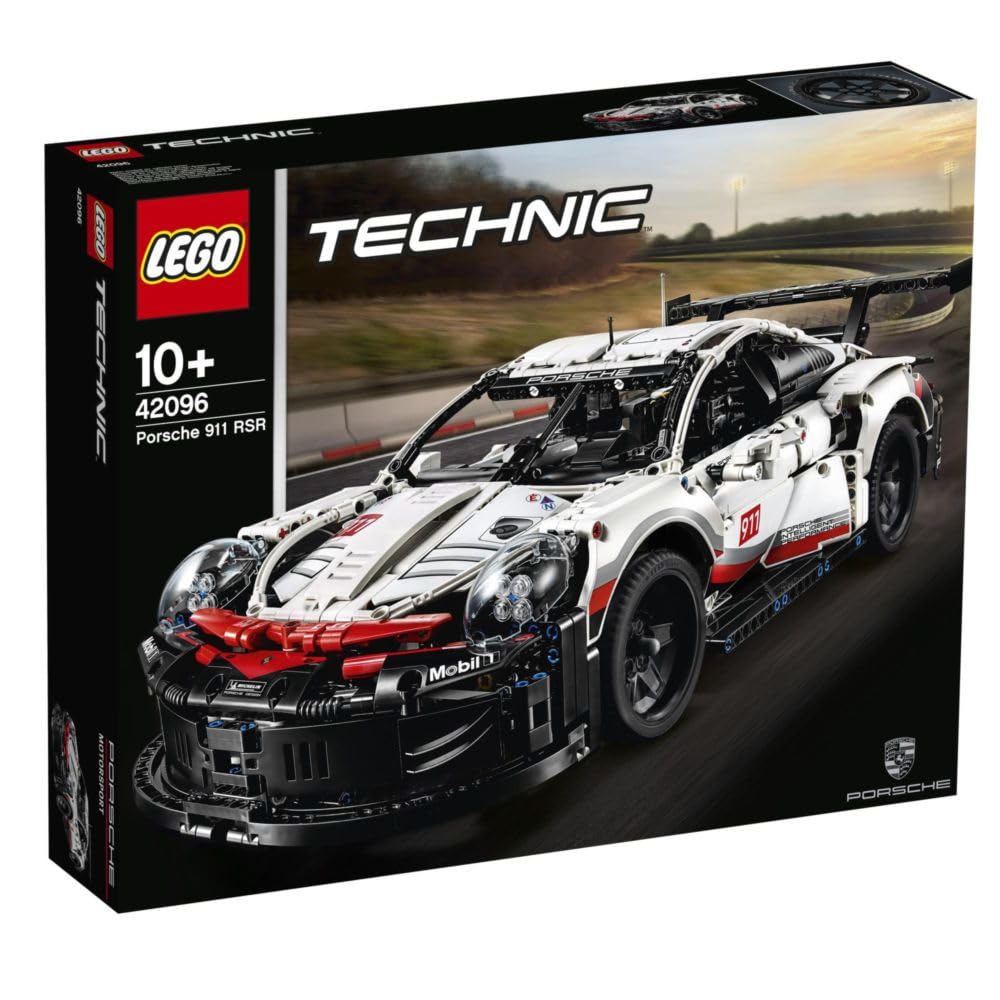 LEGO Technic Porsche 911 RSR, Rennauto Bausatz für Fortgeschrittene,