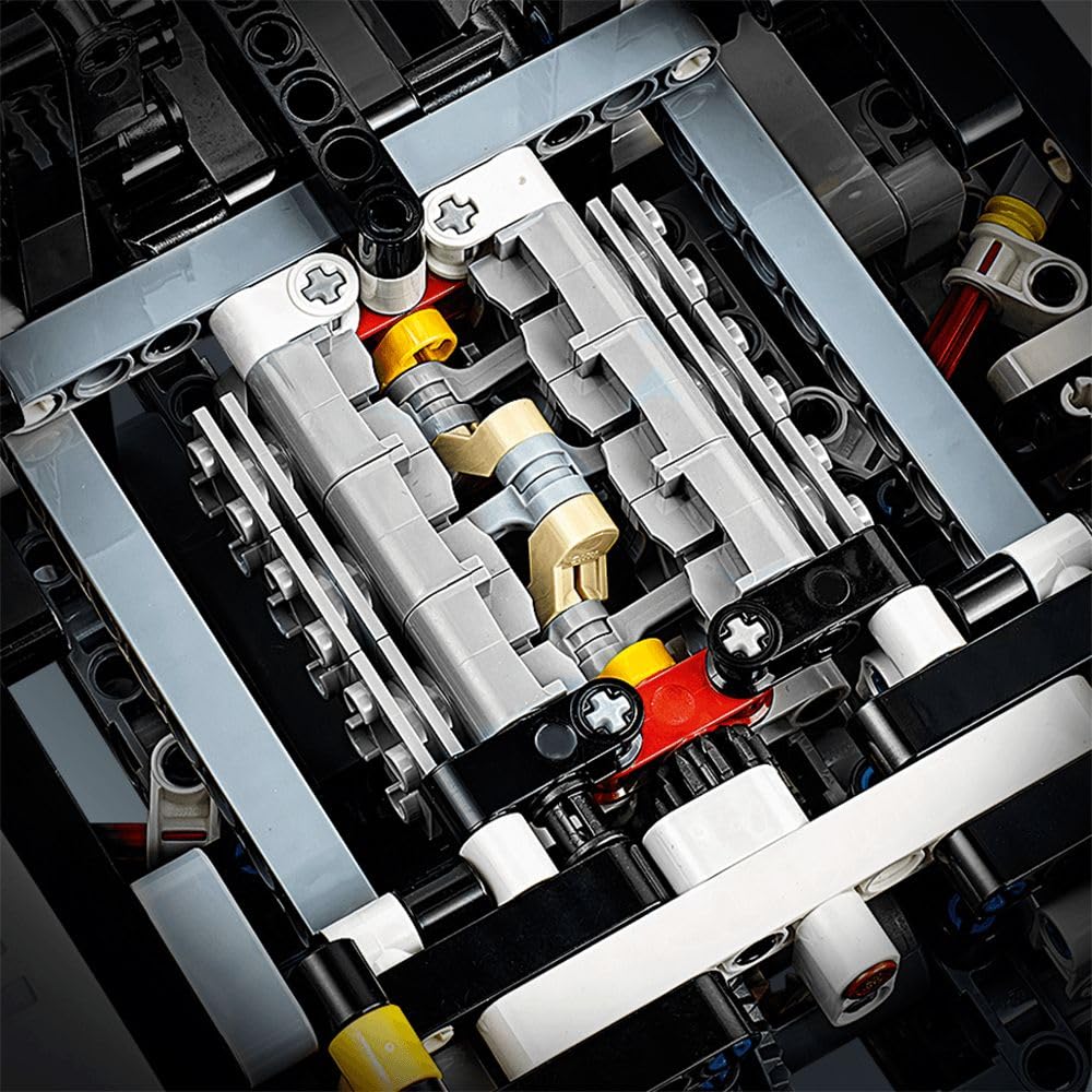 LEGO Technic Porsche 911 RSR, Rennauto Bausatz für Fortgeschrittene,