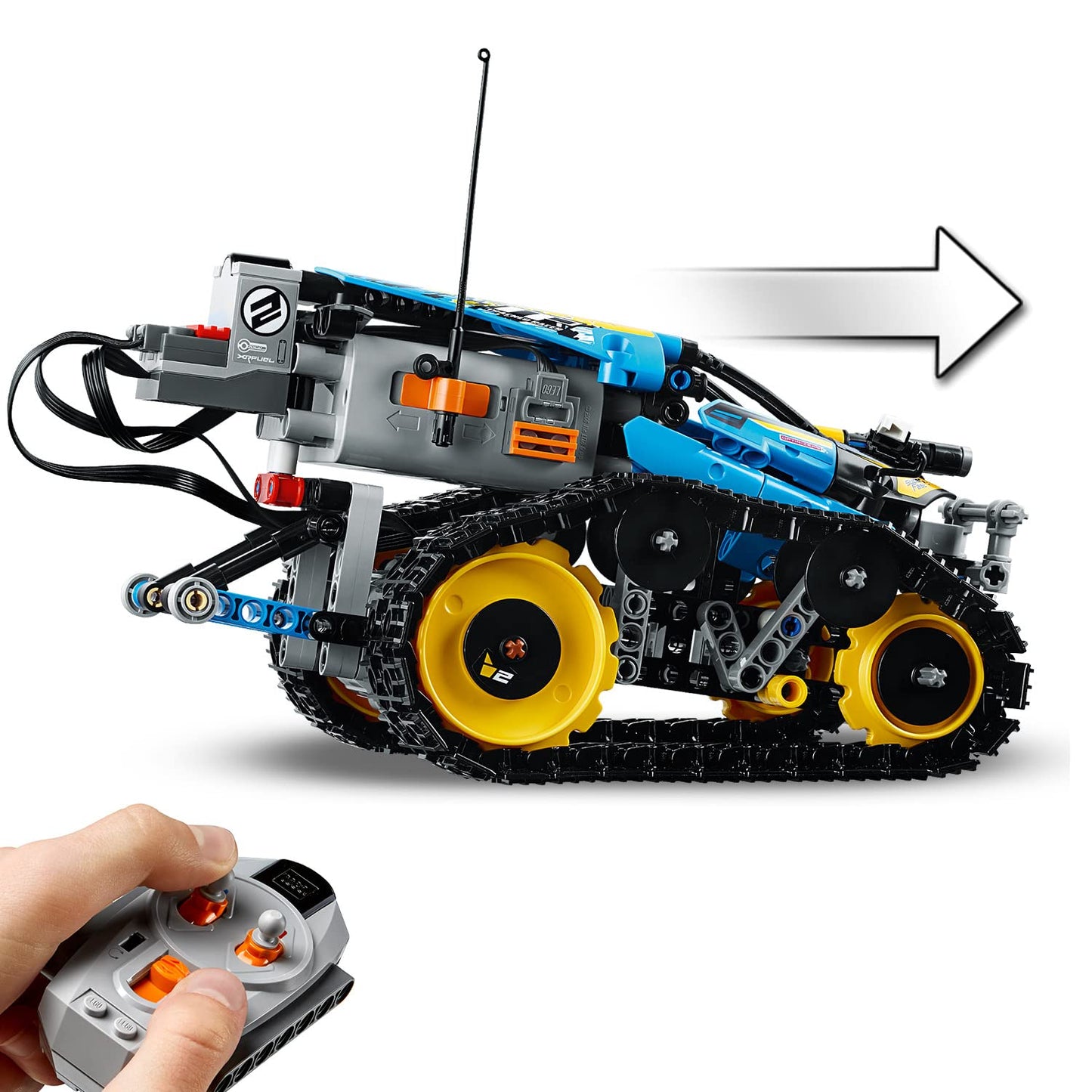 LEGO 42095 Technic Ferngesteuerter Stunt-Racer, ferngesteuertes Auto, Modellauto, RC Rennauto,