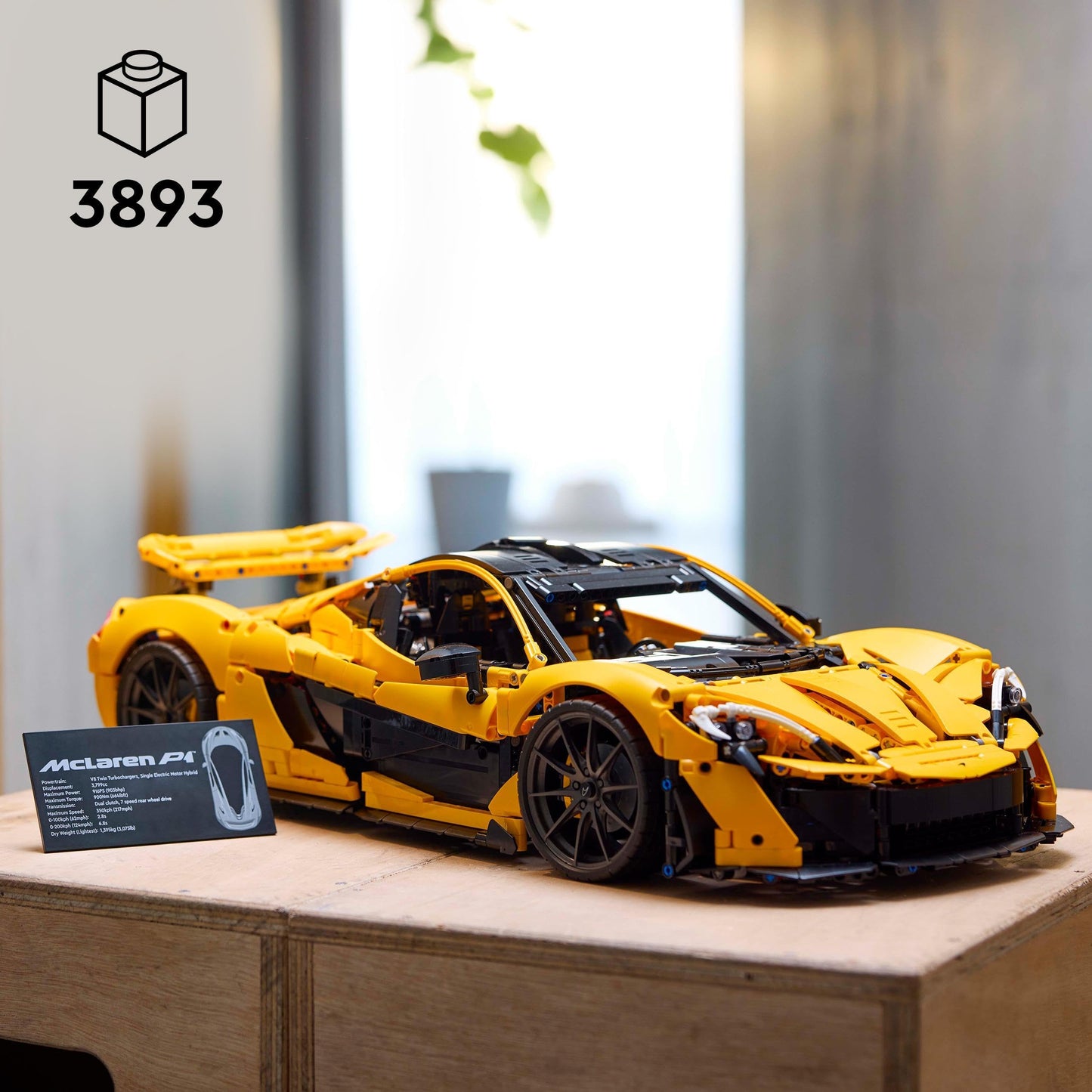 LEGO Technic McLaren P1, Set mit Supersportwagen für Erwachsene, Geschenk für Autofans,