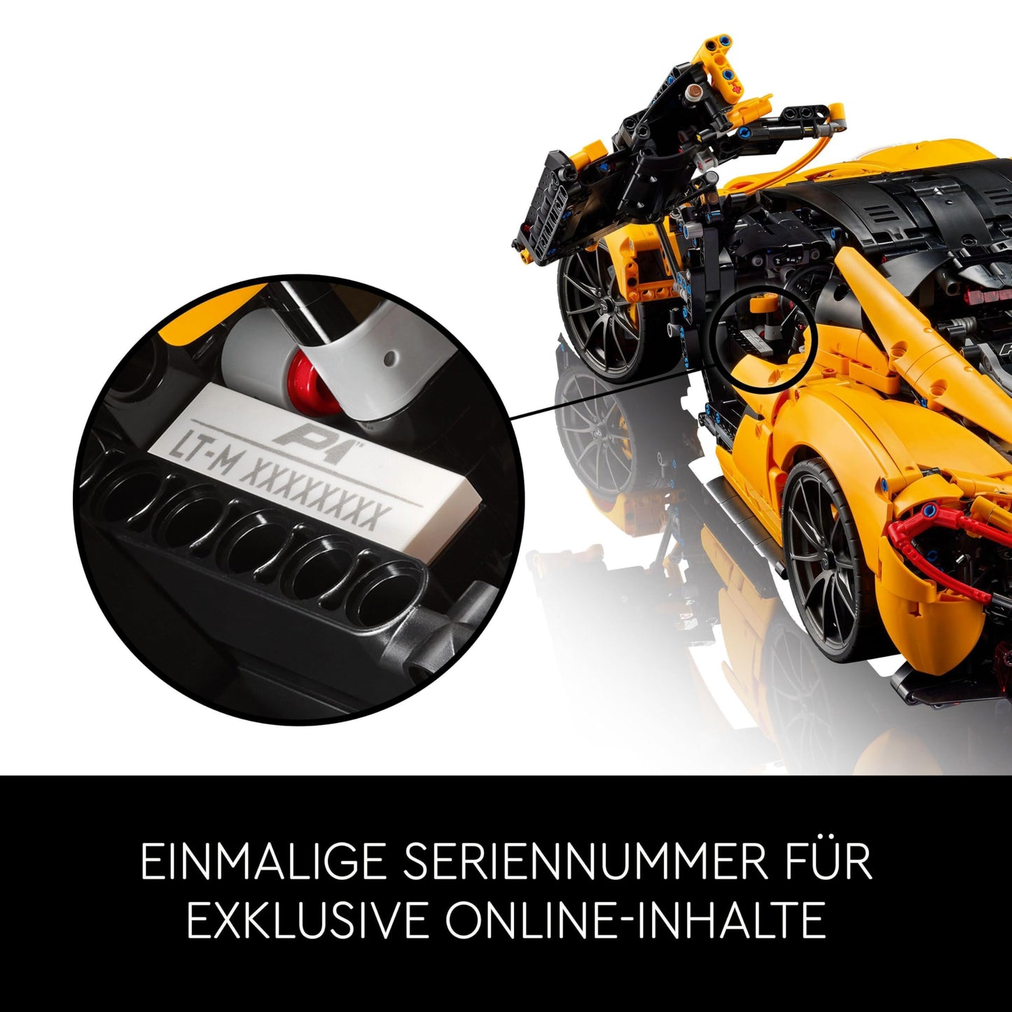 LEGO Technic McLaren P1, Set mit Supersportwagen für Erwachsene, Geschenk für Autofans,