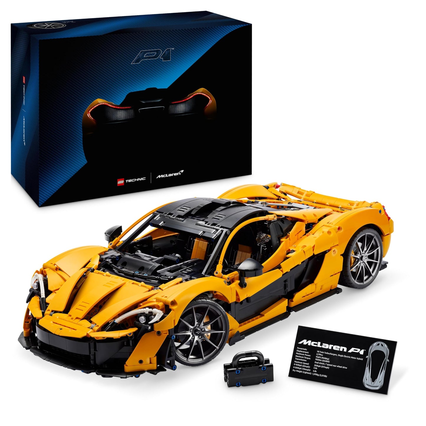 LEGO Technic McLaren P1, Set mit Supersportwagen für Erwachsene, Geschenk für Autofans,