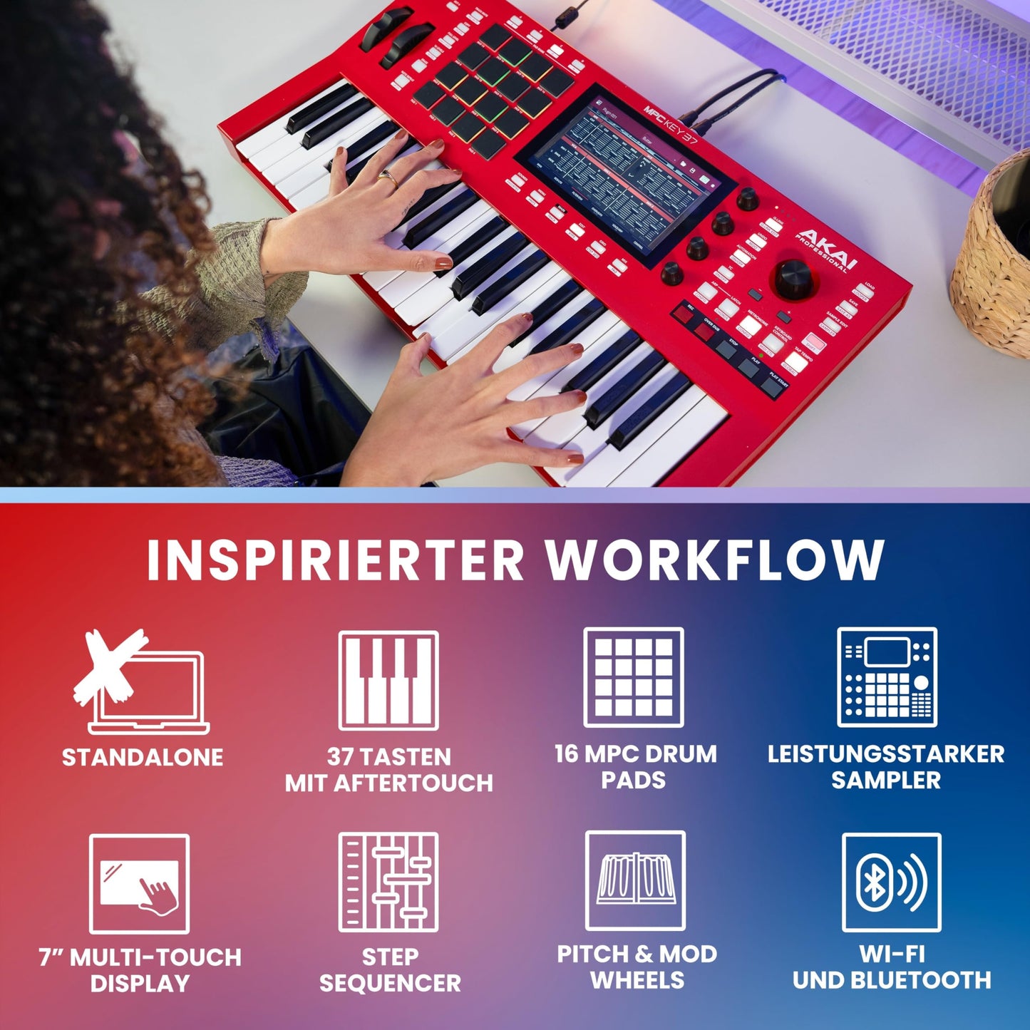 AKAI Professional MPC Key 37 Standalone Production Workstation,
