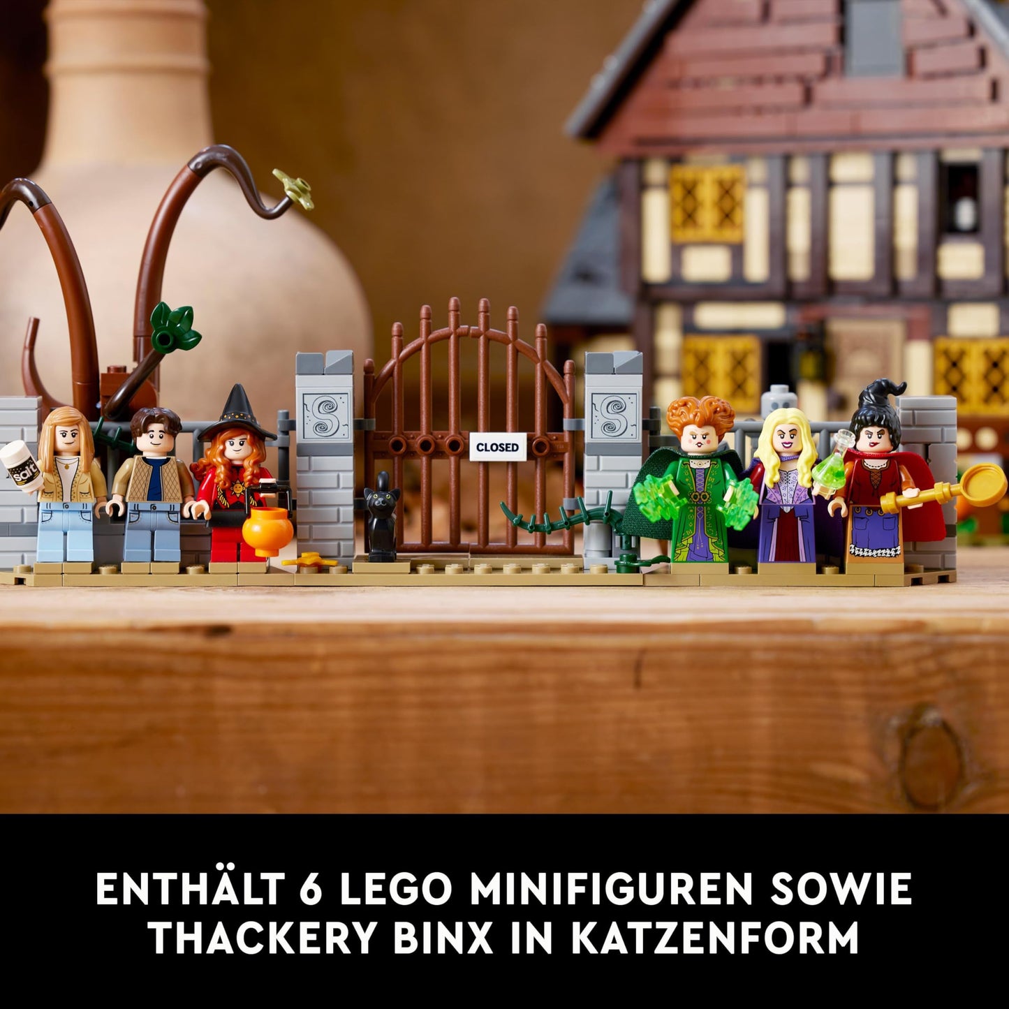 LEGO Ideas Hocus Pocus: Das Hexenhaus der Sanderson-Schwestern Set, Bausatz zum Sammeln für Erwachsene mit Haus,