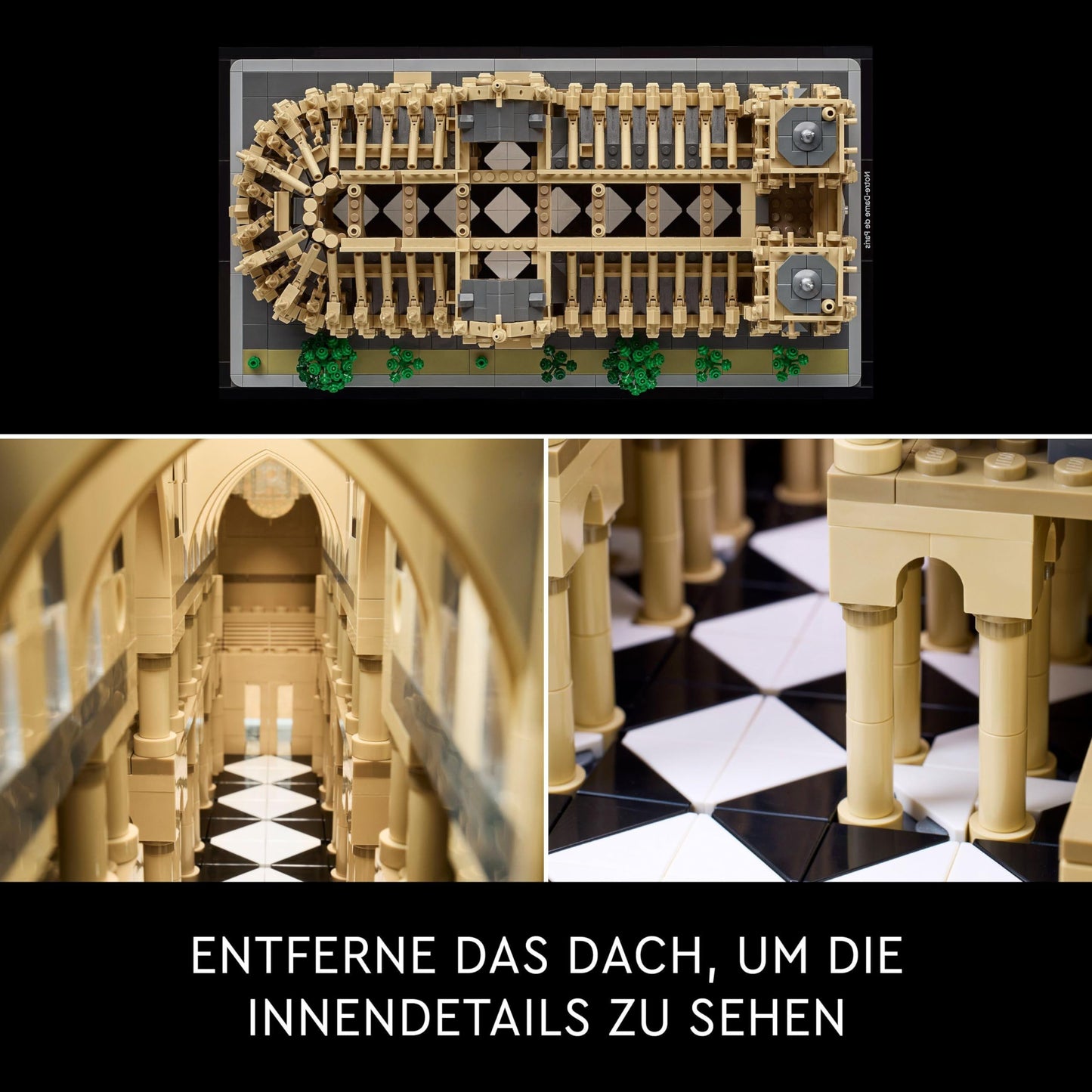 LEGO Architecture Notre-Dame de Paris, Sammlerstück für Erwachsene, Souvenir aus Frankreich, Geschenk für Frauen, Männer,