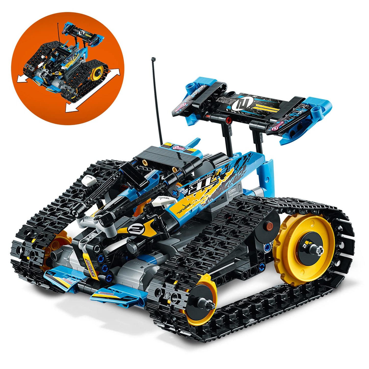 LEGO 42095 Technic Ferngesteuerter Stunt-Racer, ferngesteuertes Auto, Modellauto, RC Rennauto,
