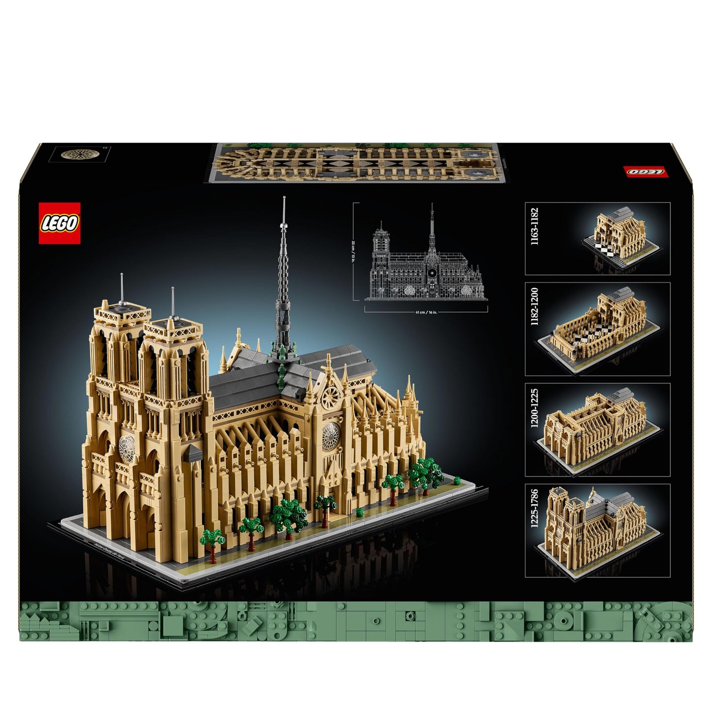 LEGO Architecture Notre-Dame de Paris, Sammlerstück für Erwachsene, Souvenir aus Frankreich, Geschenk für Frauen, Männer,