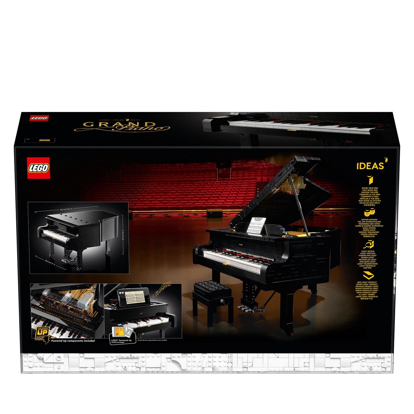 LEGO Ideas Konzertflügel (21323); Bauset;