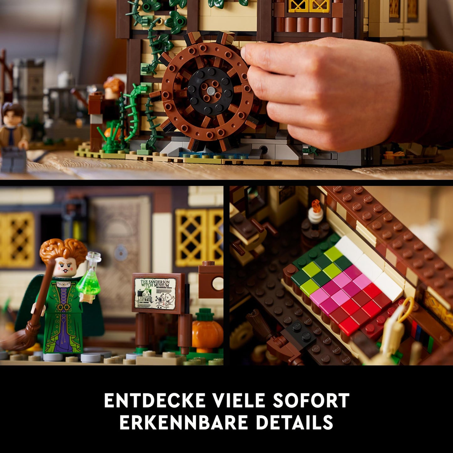 LEGO Ideas Hocus Pocus: Das Hexenhaus der Sanderson-Schwestern Set, Bausatz zum Sammeln für Erwachsene mit Haus,