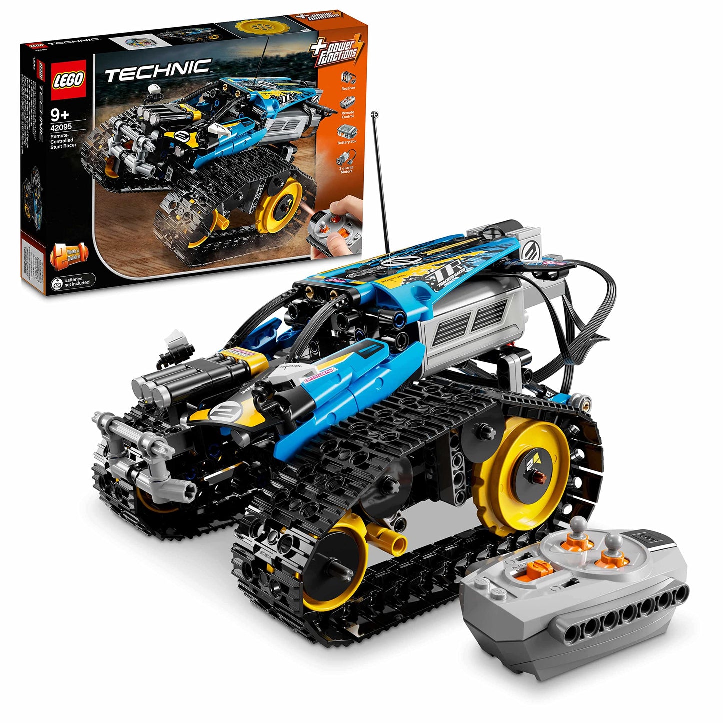 LEGO 42095 Technic Ferngesteuerter Stunt-Racer, ferngesteuertes Auto, Modellauto, RC Rennauto,
