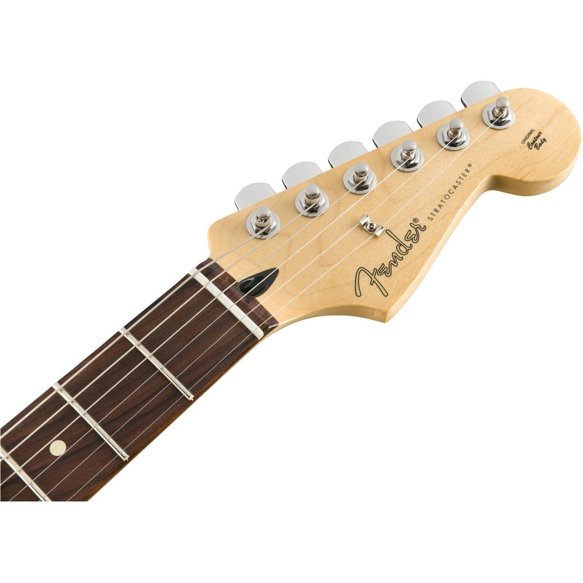 Fender Player Stratocaster SSS E-Gitarre, mit 2 Jahren Garantie, schwarz, Pau Ferro Griffbrett