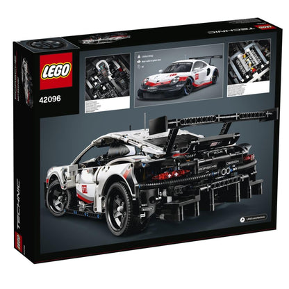 LEGO Technic Porsche 911 RSR, Rennauto Bausatz für Fortgeschrittene,