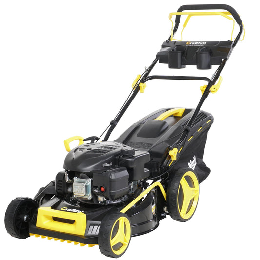Craftfull Benzin Rasenmäher CR-139-20 | 3,2 KW 4,4 PS | 139 cc OHV Motor | Mäher Garten -