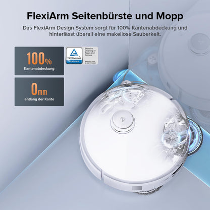 roborock Qrevo Edge S5A Saugroboter mit Wischfunktion,Dual Anti-Tangle-System,17.000Pa,FlexiArm Design