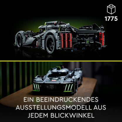 LEGO 42156 Technic Peugeot 9X8 24H Le Mans Hybrid Hypercar, legendärer Rennwagen, Modellauto-Bausatz für Erwachsene,